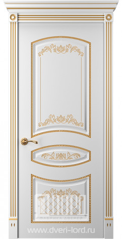 Лорд Межкомнатная дверь Прима 3 ДГ Патина золото, арт. 23309