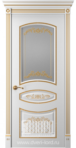 Лорд Межкомнатная дверь Прима 3 ДО Патина золото, арт. 23310