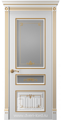 Лорд Межкомнатная дверь Прима 6 ДО Патина золото, арт. 23325