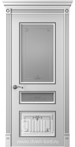 Лорд Межкомнатная дверь Прима 6 ДО Патина серебро, арт. 23327