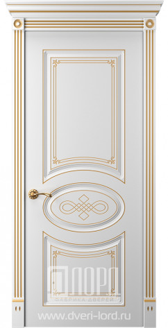 Лорд Межкомнатная дверь Прима 7 ДГ Патина золото, арт. 23333