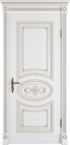 ВФД Межкомнатная дверь Bianca патина, арт. 27589