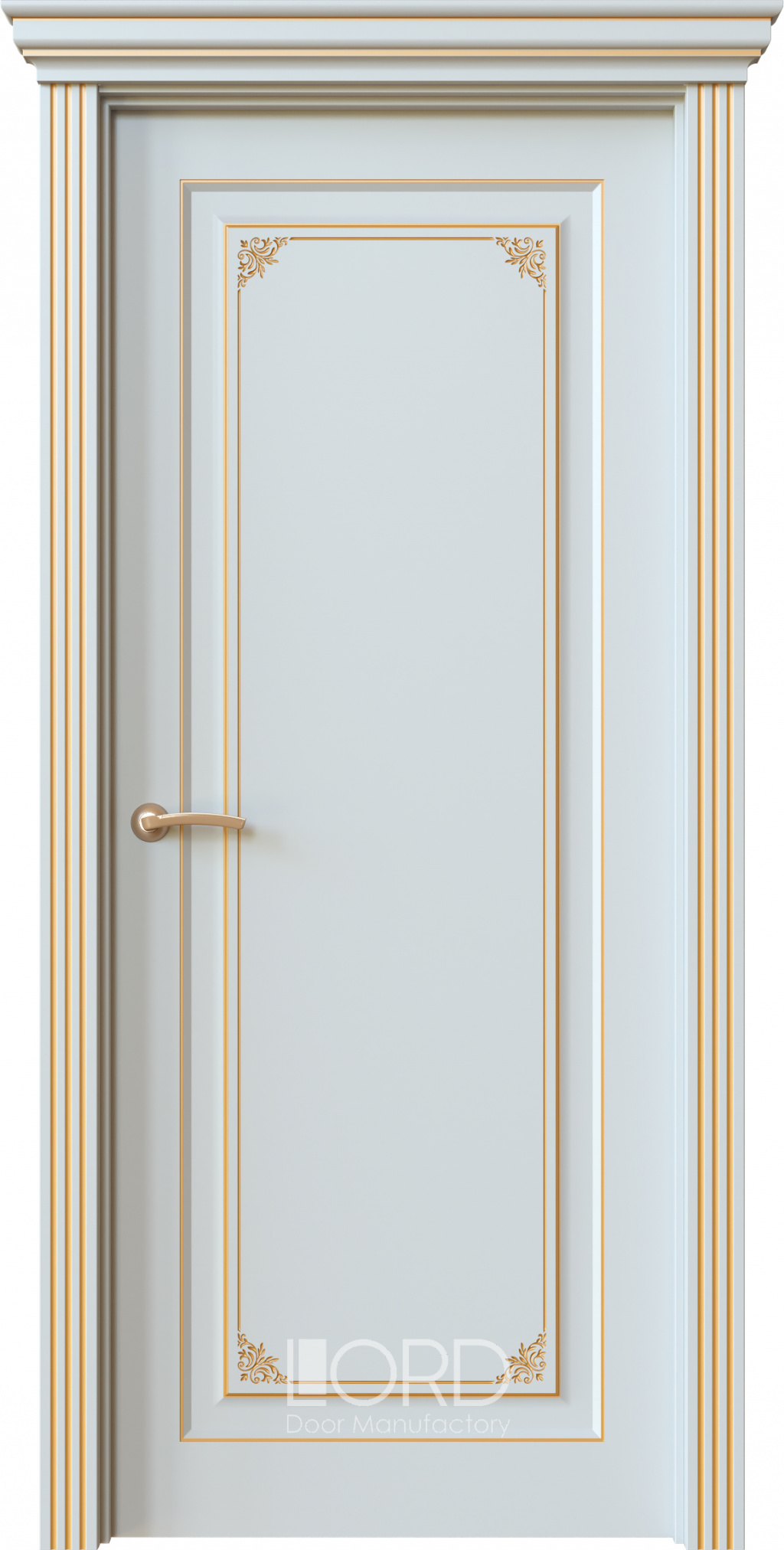 Лорд Межкомнатная дверь Dolce 4 ДГ Патина Золото, арт. 22449 - фото №1