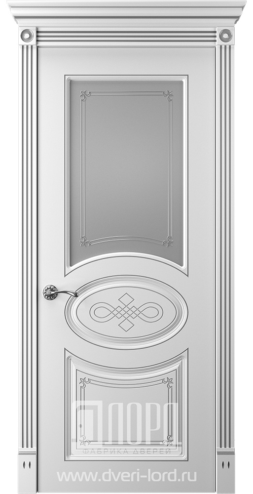 Лорд Межкомнатная дверь Прима 7 ДО Патина серебро, арт. 23332 - фото №1
