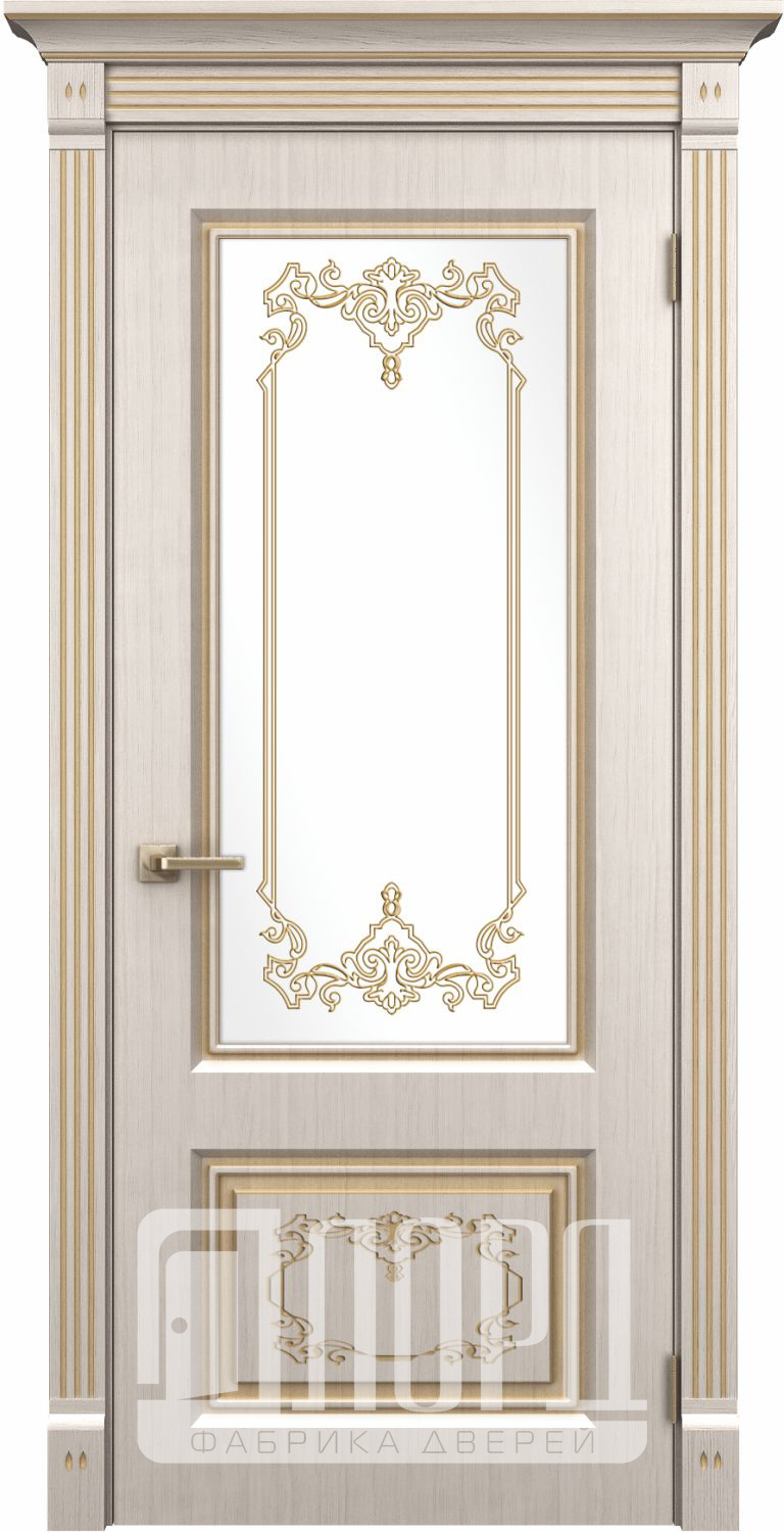Лорд Межкомнатная дверь Верокко ДО Патина золото, арт. 23350 - фото №1
