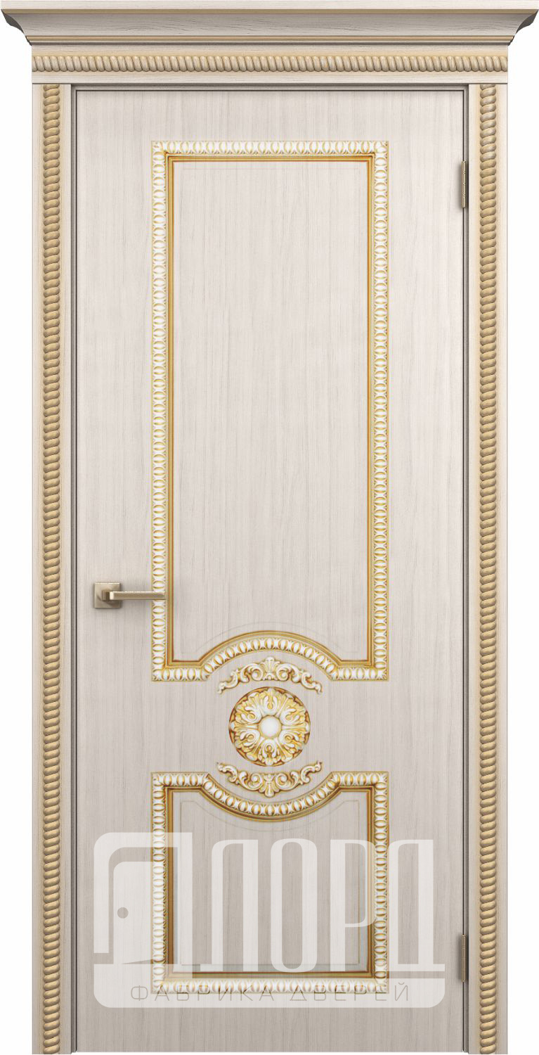Лорд Межкомнатная дверь Гефест ДГ Патина золото, арт. 23353 - фото №1