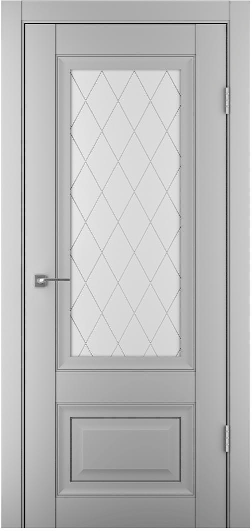 Ostium Межкомнатная дверь D1 ПО Стекло 2, арт. 25023 - фото №1