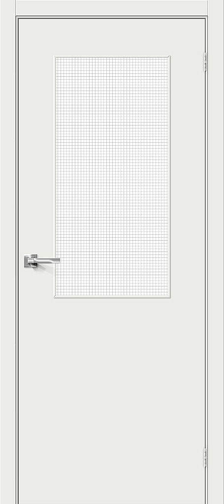 Браво Межкомнатная дверь Браво-7 Wired Glass 12,5, арт. 25529 - фото №2