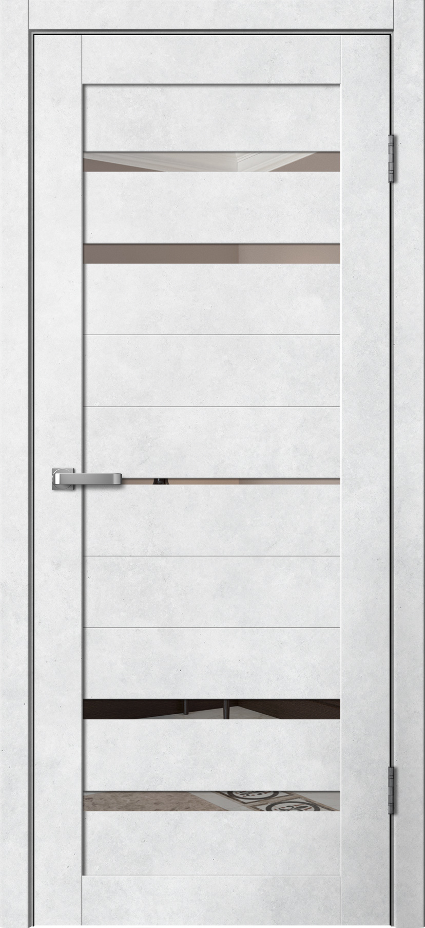 Сибирь профиль Межкомнатная дверь B3 ПО Зеркало, арт. 25784 - фото №4