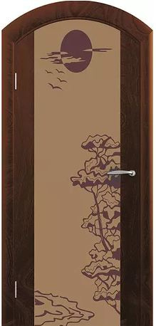 Олимп Межкомнатная дверь Натали 3 радиус, эллипс, арт. 2659 - фото №3
