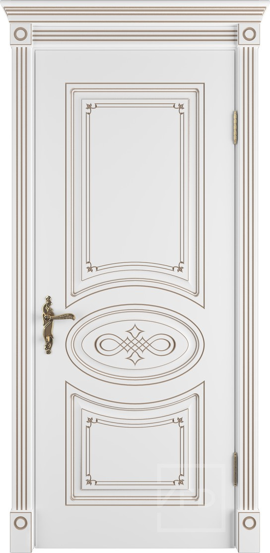 ВФД Межкомнатная дверь Bianca патина, арт. 27589 - фото №1